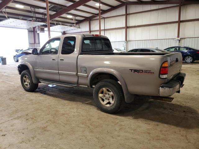 5TBBT481XYS090165 - 2000 TOYOTA TUNDRA ACCESS CAB LIMITED GRAY photo 2