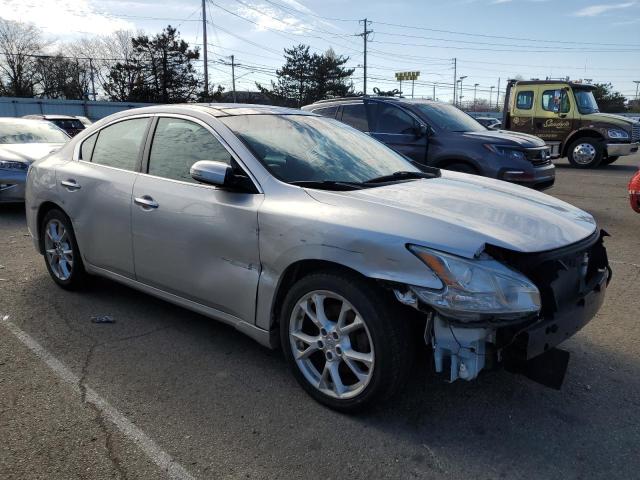 1N4AA5AP7CC865051 - 2012 NISSAN MAXIMA S SILVER photo 4