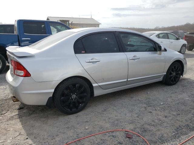 2HGFA55559H707307 - 2009 HONDA CIVIC SI SILVER photo 3