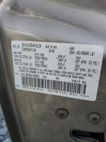 1J4GL38KX6W126993 - 2006 JEEP LIBERTY RENEGADE 棕色 照片 13