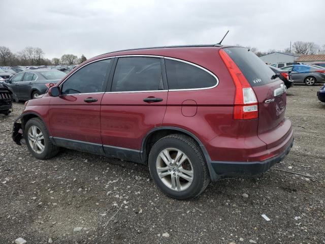 5J6RE4H5XAL006544 - 2010 HONDA CR-V EX MAROON photo 2