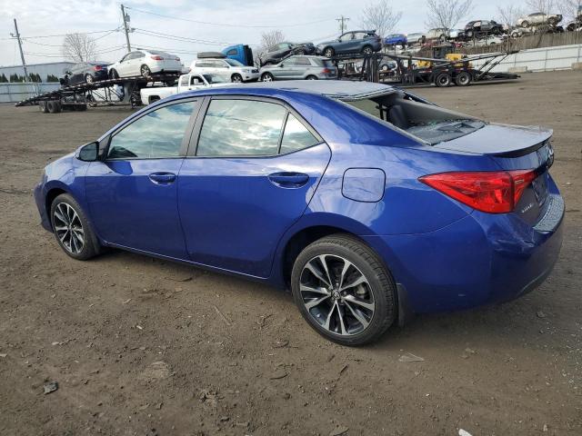 2T1BURHE2HC842390 - 2017 TOYOTA COROLLA L BLUE photo 2