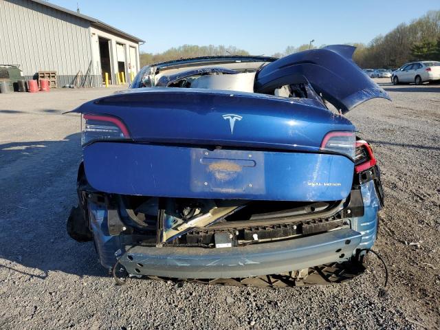 5YJ3E1EB8JF133915 - 2018 TESLA MODEL 3 BLUE photo 6