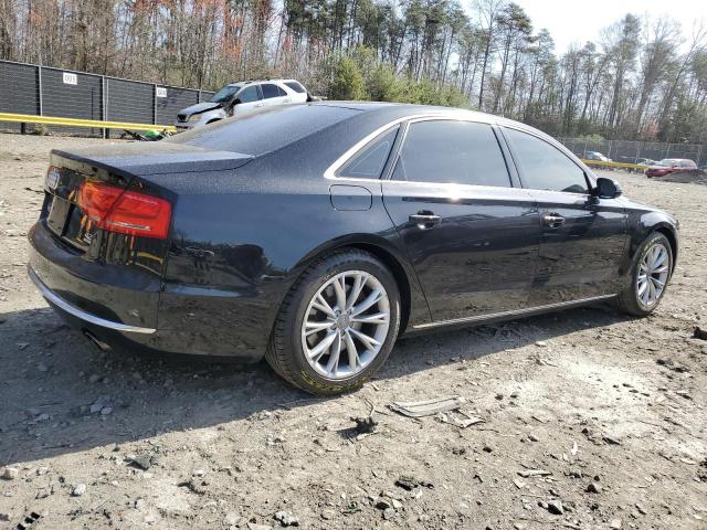 WAURVAFDXCN022343 - 2012 AUDI A8 L QUATTRO BLACK photo 3