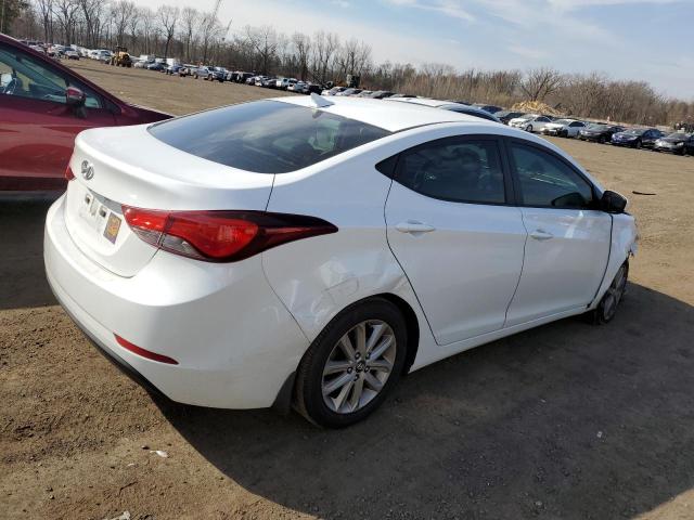 5NPDH4AE7FH600747 - 2015 HYUNDAI ELANTRA SE WHITE photo 3