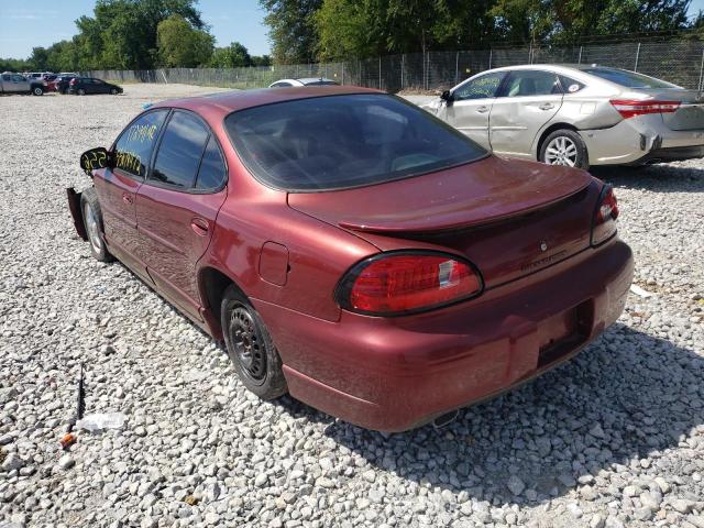 1G2WR52172F286551 - 2002 PONTIAC GRAND PRIX GTP Tünd qırmızı foto 3