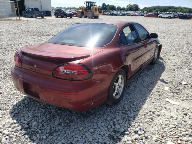 1G2WR52172F286551 - 2002 PONTIAC GRAND PRIX GTP Tünd qırmızı foto 4
