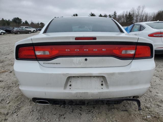 2C3CDXAG5CH275986 - 2012 DODGE CHARGER POLICE WHITE photo 6