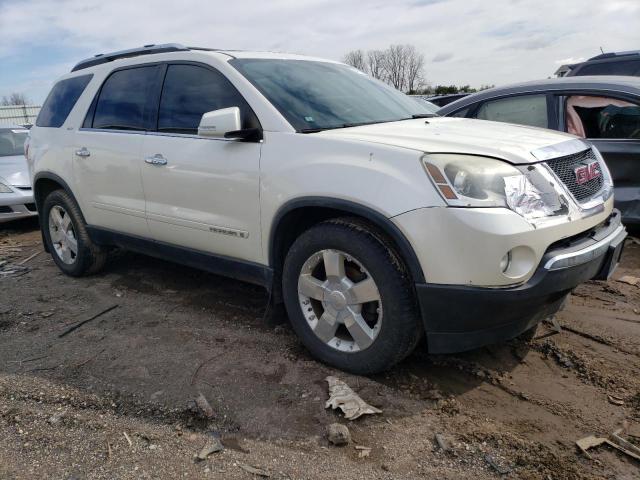 1GKEV33728J277860 - 2008 GMC ACADIA SLT-2 WHITE photo 4