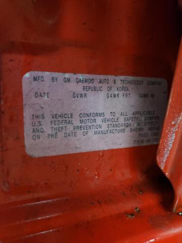 KL1TD52665B416119 - 2005 CHEVROLET AVEO BASE Qırmızı foto 12