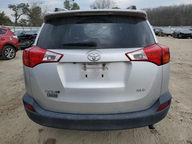 JTMWFREV5D5013370 - 2013 TOYOTA RAV4 XLE SILVER photo 6