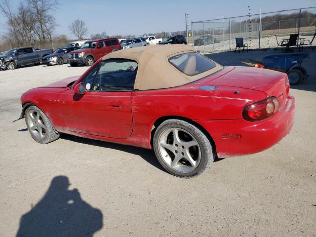 JM1NB353610218644 - 2001 MAZDA MX-5 MIATA BASE RED photo 2