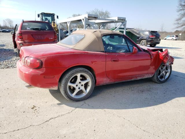 JM1NB353610218644 - 2001 MAZDA MX-5 MIATA BASE RED photo 3