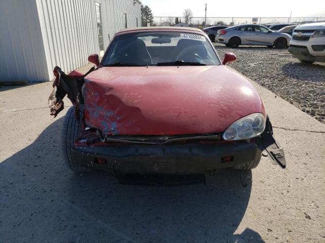 JM1NB353610218644 - 2001 MAZDA MX-5 MIATA BASE RED photo 5