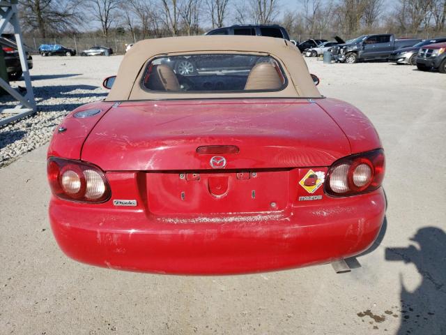 JM1NB353610218644 - 2001 MAZDA MX-5 MIATA BASE RED photo 6