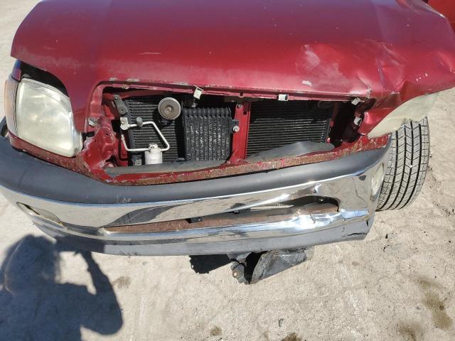 5TBBT4415YS004718 - 2000 TOYOTA TUNDRA ACCESS CAB წითელი ფოტო 11