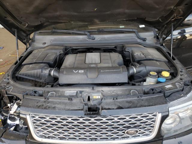 SALSP2E42DA809570 - 2013 LAND ROVER RANGE ROVE AUTOBIOGRAPHY BLACK photo 11