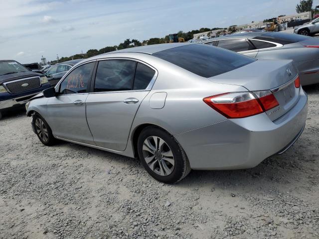 1HGCR2F35DA033237 - 2013 HONDA ACCORD LX SILVER photo 2