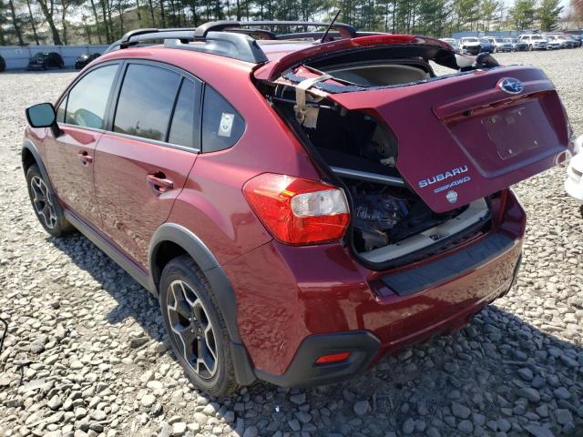 JF2GPAGCXE8212057 - 2014 SUBARU XV CROSSTR 2.0 LIMITED BURGUNDY photo 2