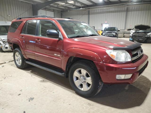 JTEBU14R058051661 - 2005 TOYOTA 4RUNNER SR5 RED photo 4