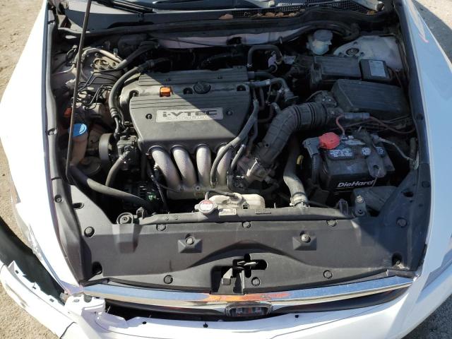 1HGCM56457A024549 - 2007 HONDA ACCORD LX WHITE photo 11