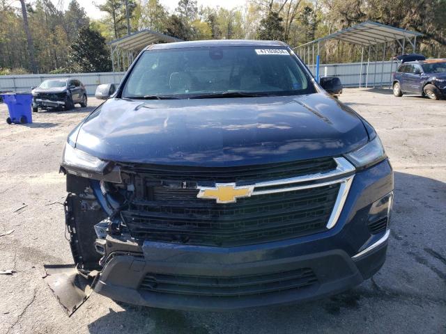 1GNERFKW1NJ166598 - 2022 CHEVROLET TRAVERSE LS BLUE photo 5