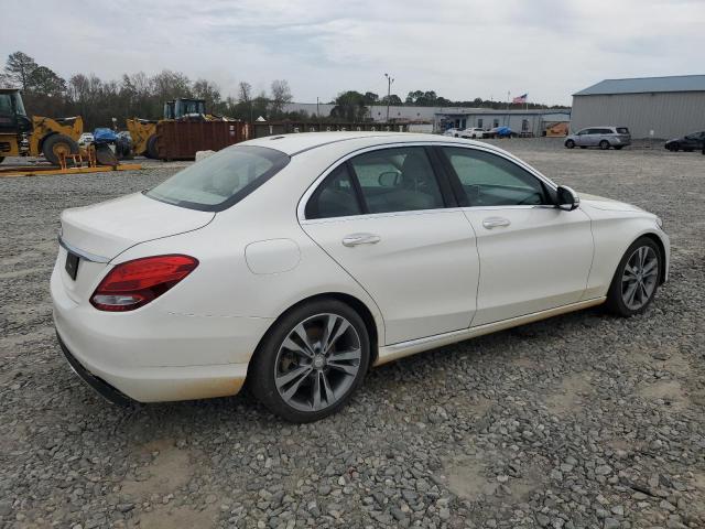 55SWF4JB0GU171521 - 2016 MERCEDES-BENZ C 300 WHITE photo 3