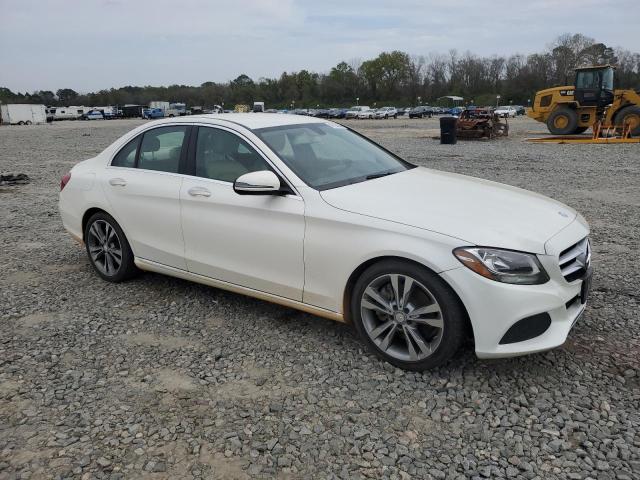 55SWF4JB0GU171521 - 2016 MERCEDES-BENZ C 300 WHITE photo 4