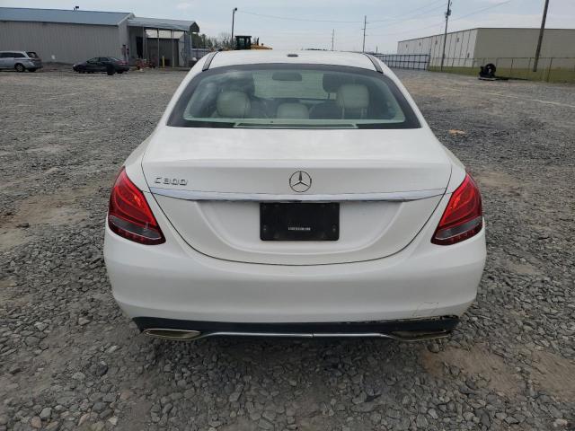 55SWF4JB0GU171521 - 2016 MERCEDES-BENZ C 300 WHITE photo 6