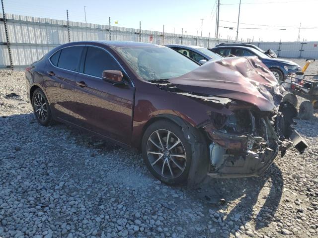 19UUB2F78FA000148 - 2015 ACURA TLX ADVANCE MAROON photo 4