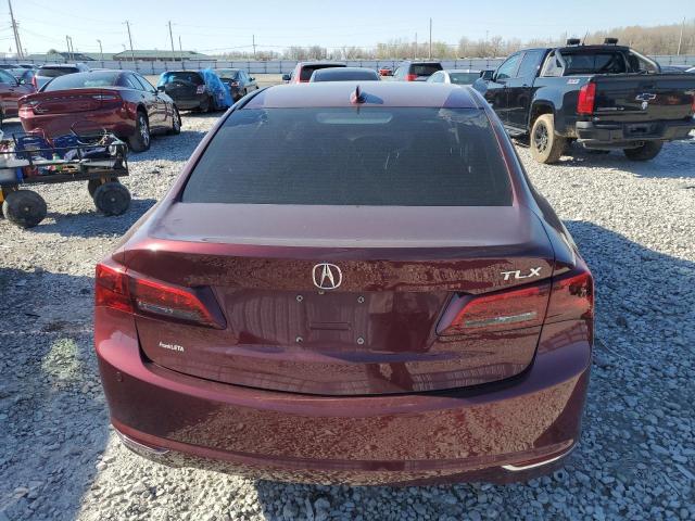 19UUB2F78FA000148 - 2015 ACURA TLX ADVANCE MAROON photo 6