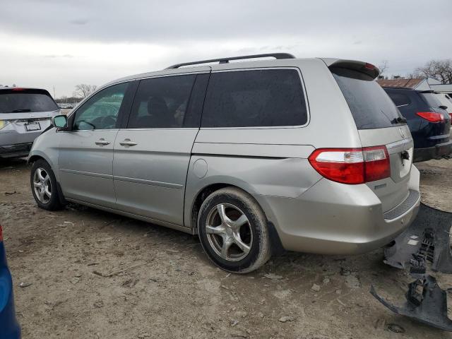 5FNRL38885B084670 - 2005 HONDA ODYSSEY TOURING SILVER photo 2