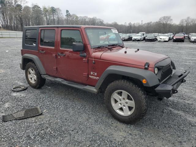 1J8GA39109L750608 - 2009 JEEP WRANGLER U X BURGUNDY photo 4