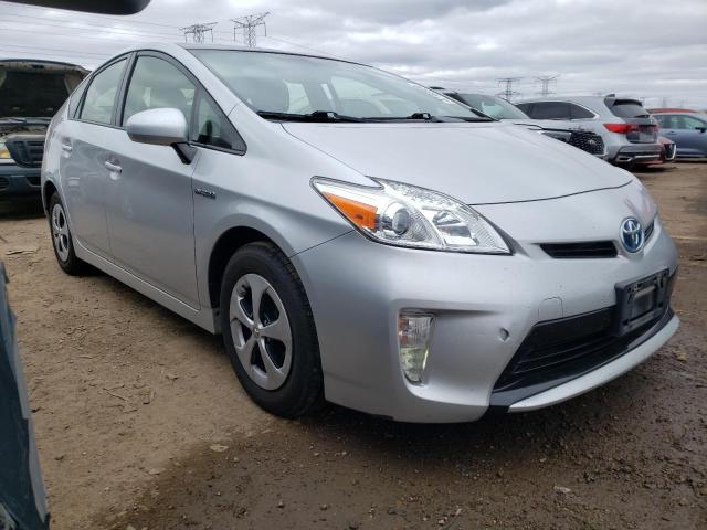 JTDKN3DU2E1767424 - 2014 TOYOTA PRIUS SILVER photo 4