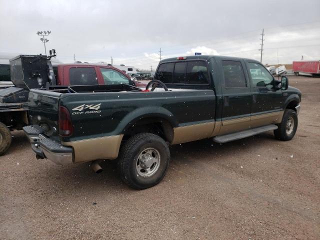 1FTSW31F41EC57937 - 2001 FORD F350 SRW SUPER DUTY GREEN photo 3