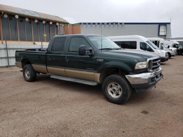 1FTSW31F41EC57937 - 2001 FORD F350 SRW SUPER DUTY GREEN photo 4