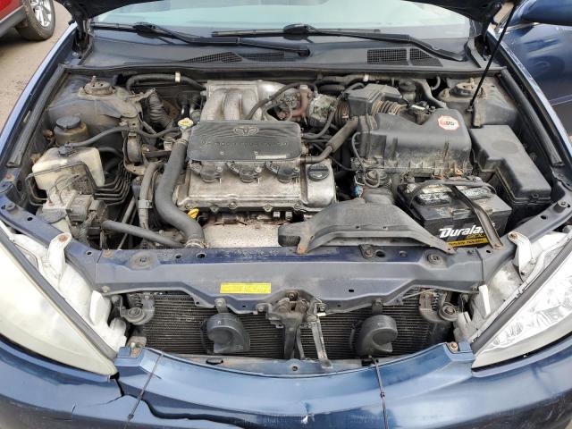 4T1BF32K92U510068 - 2002 TOYOTA CAMRY LE BLUE photo 11