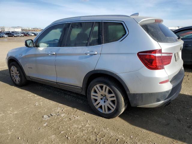 5UXWX9C56D0D03342 - 2013 BMW X3 XDRIVE28I SILVER photo 2