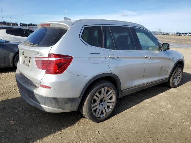 5UXWX9C56D0D03342 - 2013 BMW X3 XDRIVE28I SILVER photo 3