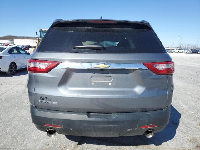 1GNERFKW3MJ102027 - 2021 CHEVROLET TRAVERSE LS GRAY photo 6