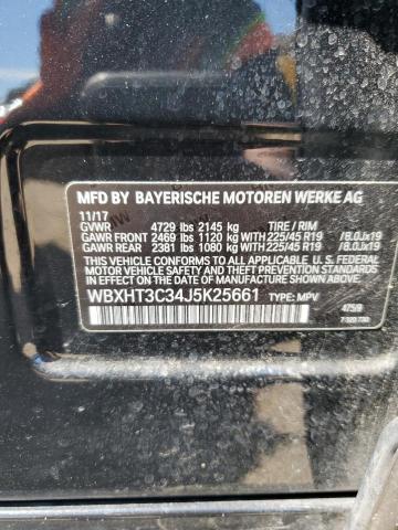 WBXHT3C34J5K25661 - 2018 BMW X1 XDRIVE28I BLACK photo 13