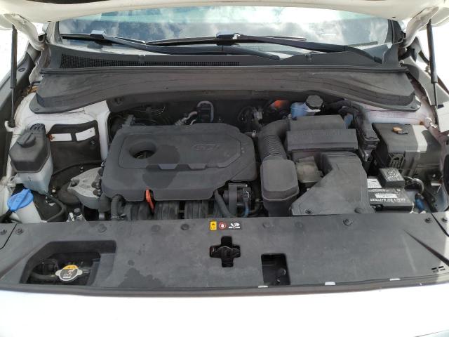 5NMS33AD3KH005053 - 2019 HYUNDAI SANTA FE SEL Սպիտակ լուսանկար 12