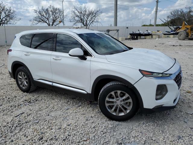 5NMS33AD3KH005053 - 2019 HYUNDAI SANTA FE SEL Սպիտակ լուսանկար 4