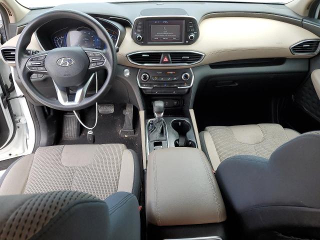 5NMS33AD3KH005053 - 2019 HYUNDAI SANTA FE SEL Սպիտակ լուսանկար 8