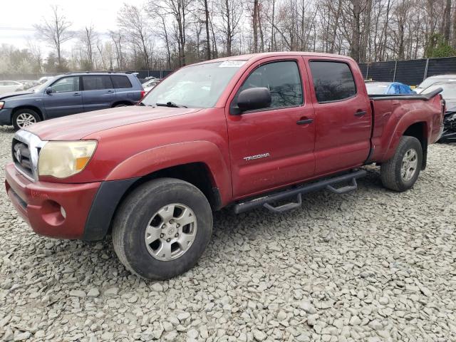 5TEMU52N77Z417864 - 2007 TOYOTA TACOMA DOUBLE CAB LONG BED RED photo 1