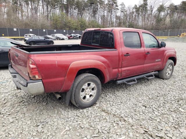 5TEMU52N77Z417864 - 2007 TOYOTA TACOMA DOUBLE CAB LONG BED RED photo 3