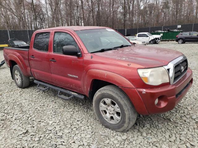 5TEMU52N77Z417864 - 2007 TOYOTA TACOMA DOUBLE CAB LONG BED RED photo 4