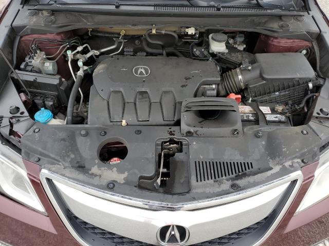 5J8TB4H5XFL012129 - 2015 ACURA RDX TECHNOLOGY RED photo 12