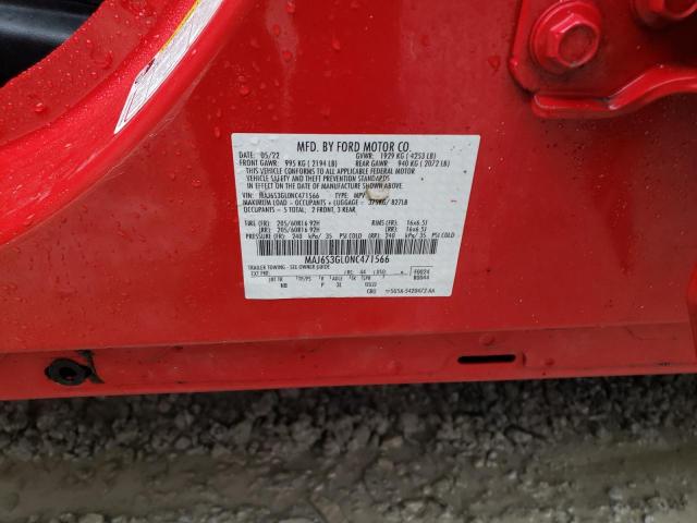 MAJ6S3GL0NC471566 - 2022 FORD ECOSPORT SE Rot Foto 14