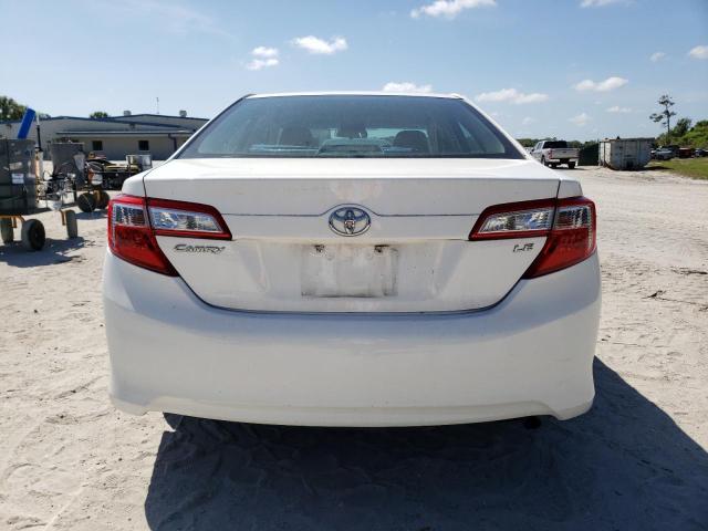 4T1BF1FK3CU534074 - 2012 TOYOTA CAMRY BASE WHITE photo 6